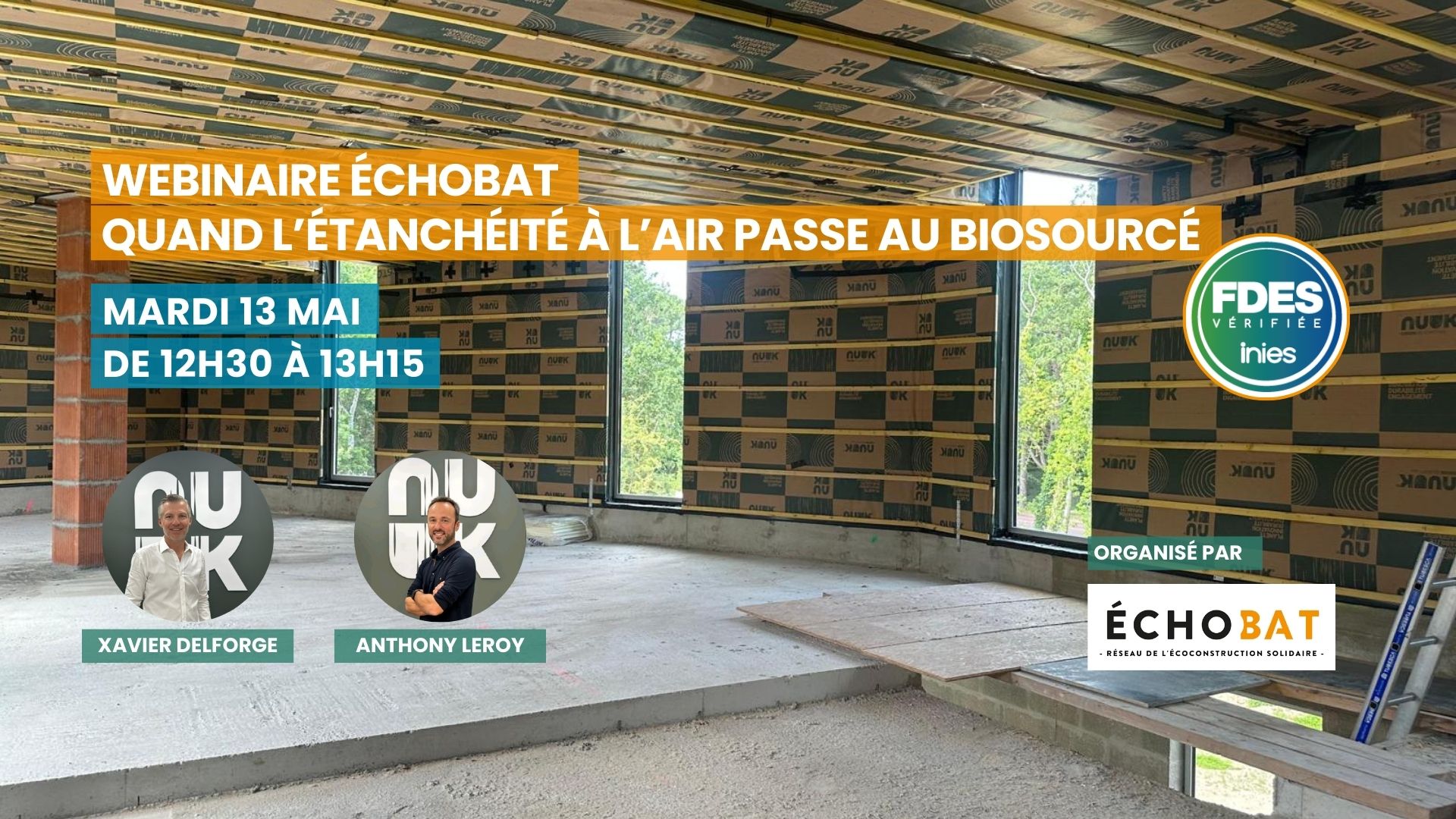 Webinaire - Quand l’étanchéité à l’air passe au biosourcé